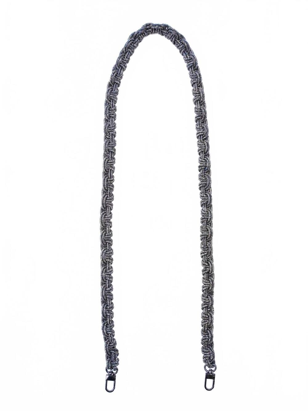 NEW ROCKNOT women's petite crown crossbody strap in gunmetal